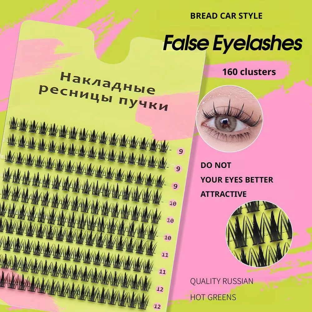 Faux-cils épais à 10 rangées