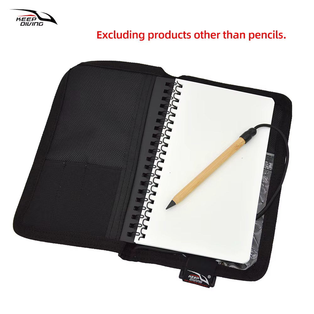 1 pièce Bloc-notes d'écriture sous-marine, Crayon éternel créatif en bois durable sans encre, Crayon d'écriture infini portable