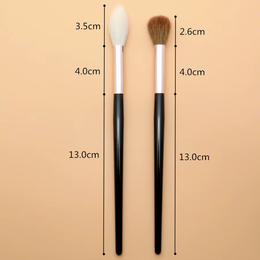 Pinceau surligneur conique pour fard à joues pinceaux de maquillage mélange de cheveux naturels