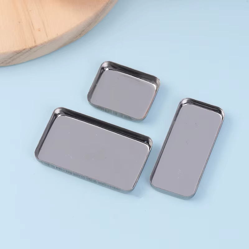 1/2/3/4/6 pièces poêles de fard à paupières vides Palettes de maquillage Palette carrée vide étuis en aluminium casseroles pour poudre