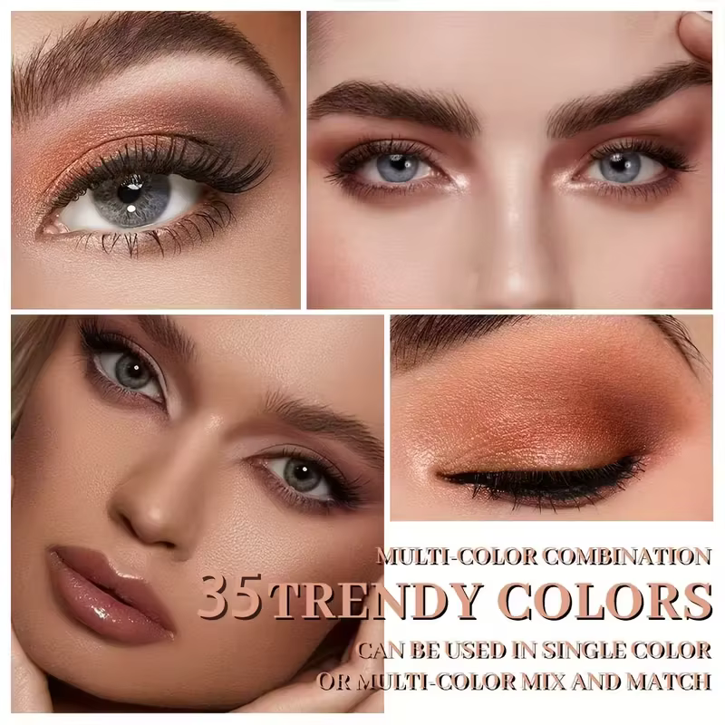 Palette d'ombres à paupières 35 couleurs