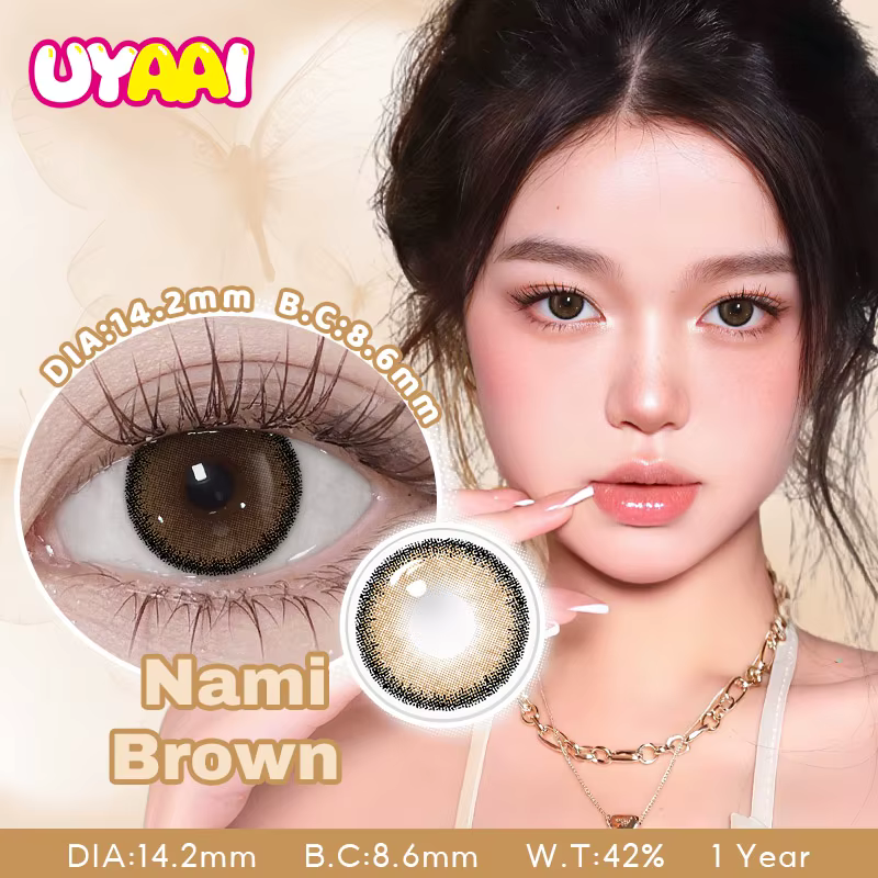 UYAAI couleur Contact marron yeux
