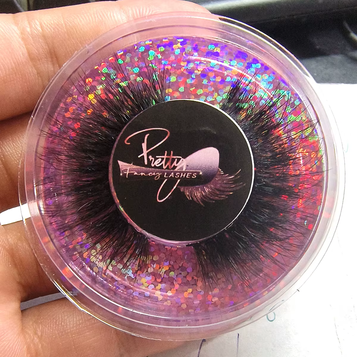 Cils Logo personnalisé 30/50/100 paires Faux