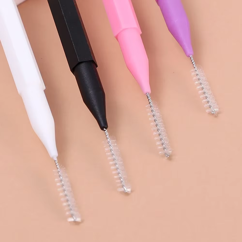 Mini brosses à sourcils portables jetables