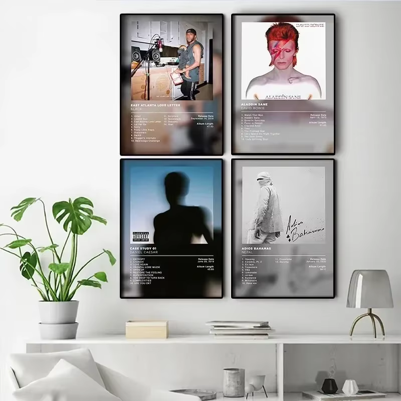 Affiches de rappeur Hip Hop Pop Daniel César, couverture d'album de musique, peinture sur toile, affiches et imprimés d'art pour décoration de salon