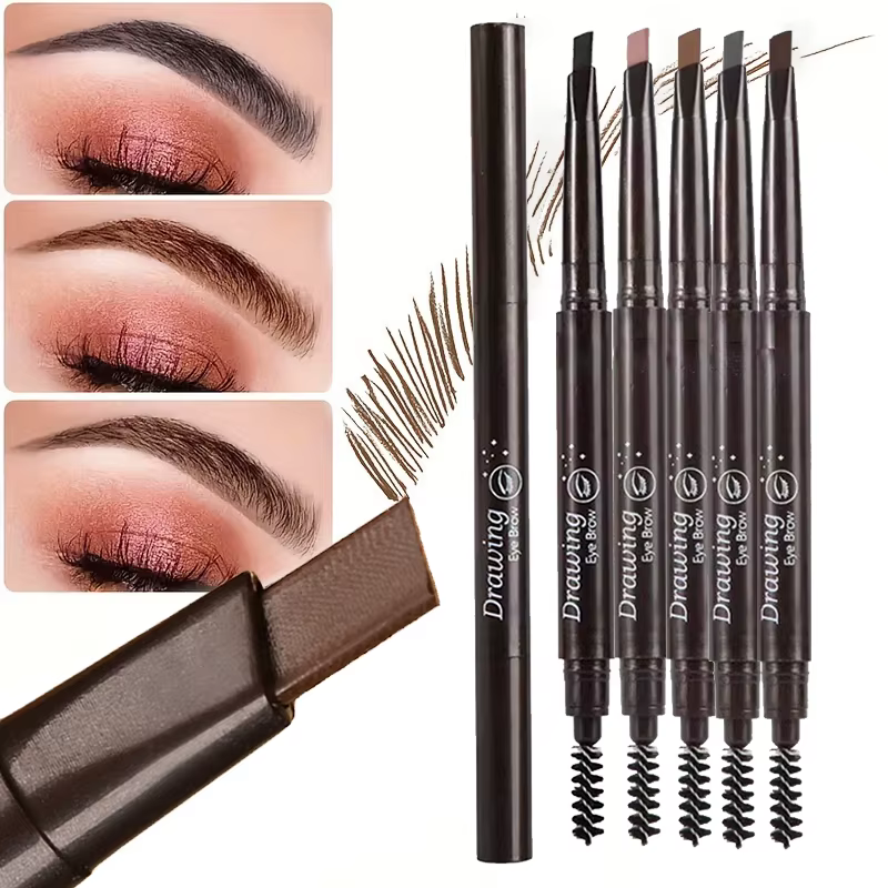Crayon à sourcils imperméable à Double tête extrêmement fin