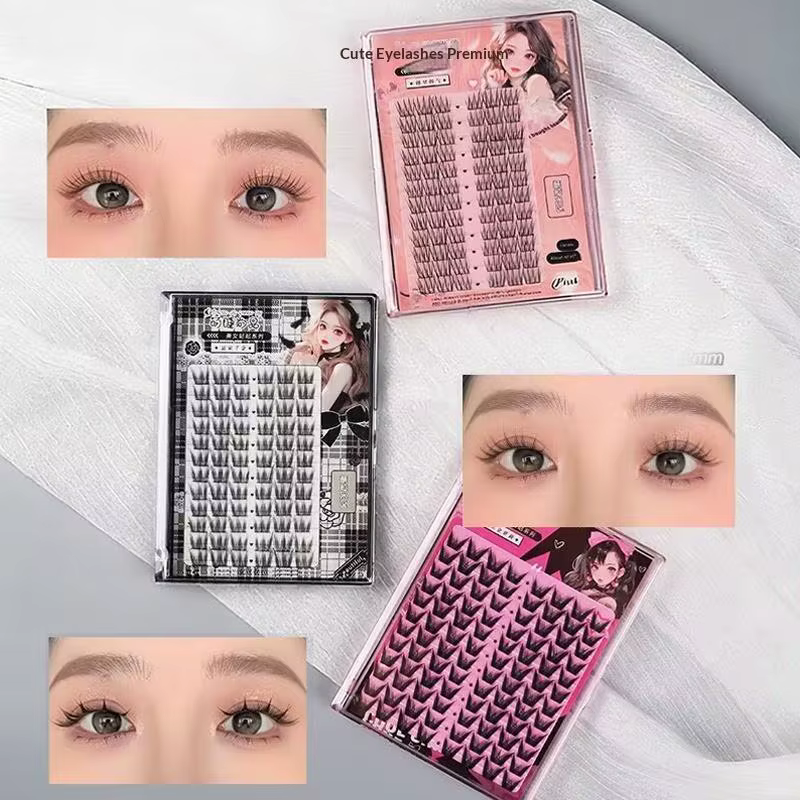 Faux cils demi-naturels