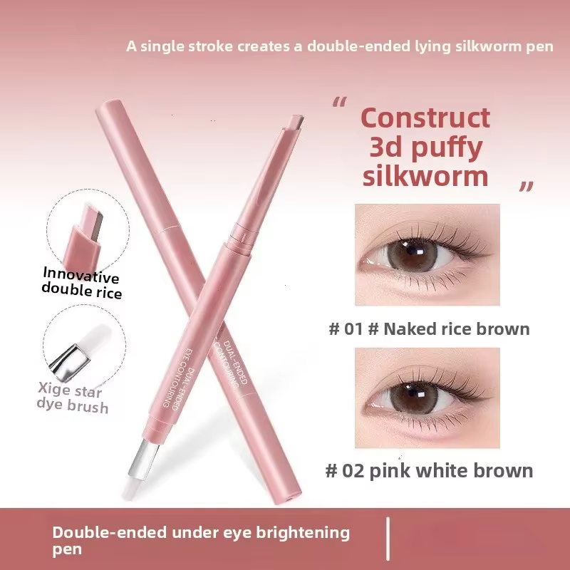 Crayon ombre mat double ton sous les yeux