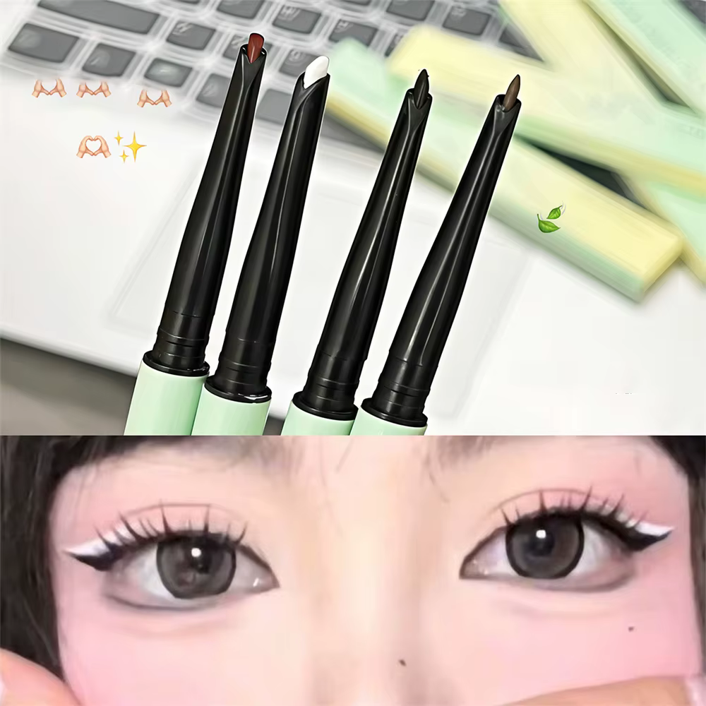 Crayon Eyeliner Blanc Mat Imperméable et Anti-Bavures