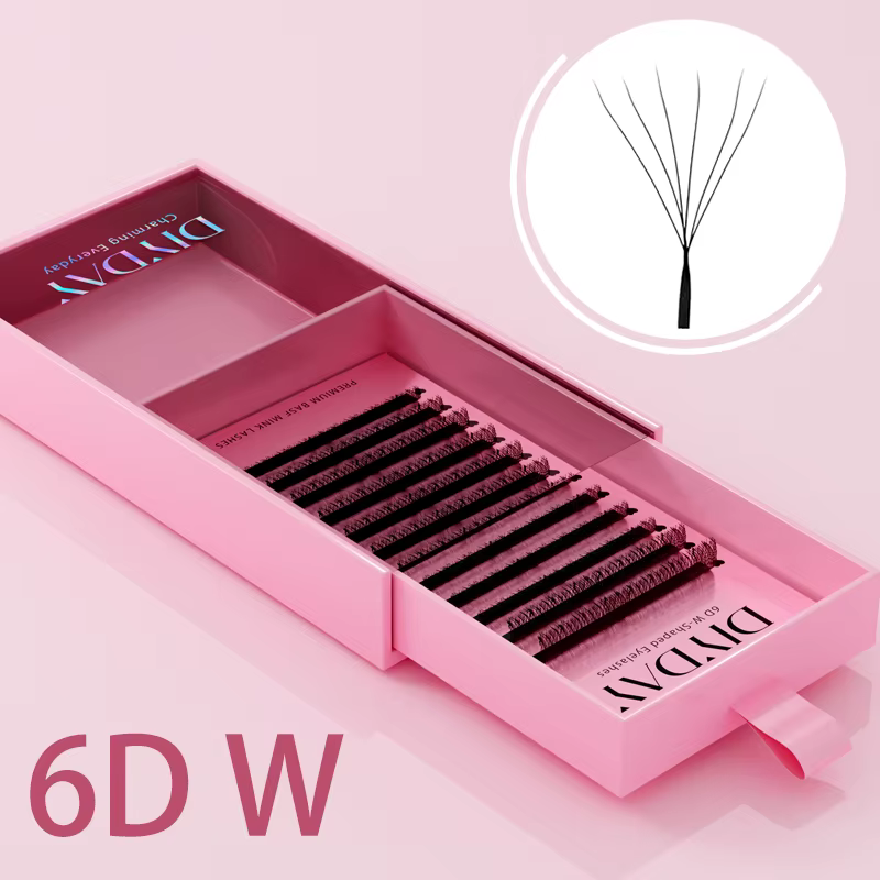 DIYDAY Extension de cils en forme de W 3d 4d 5d 6d 7d 8d W