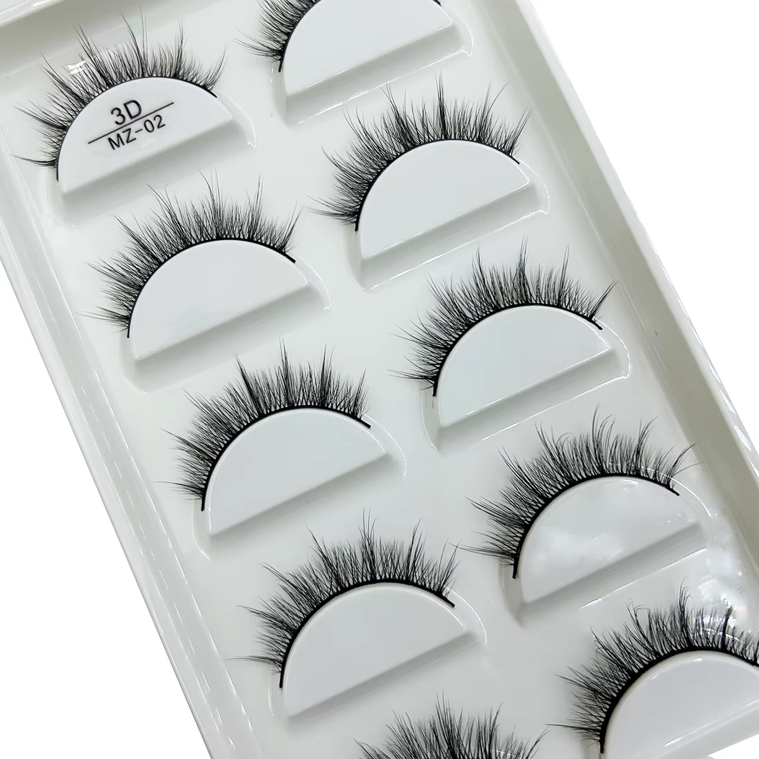 Nouveau 28 Style 5 paires naturel vison Faux Cils maquillage Extension