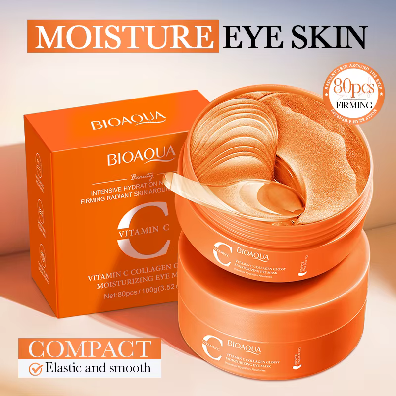 80 pièces BIOAQUA cristal collagène masque pour les yeux Anti cernes Anti-rides hydratant Anti-âge rétinol patchs