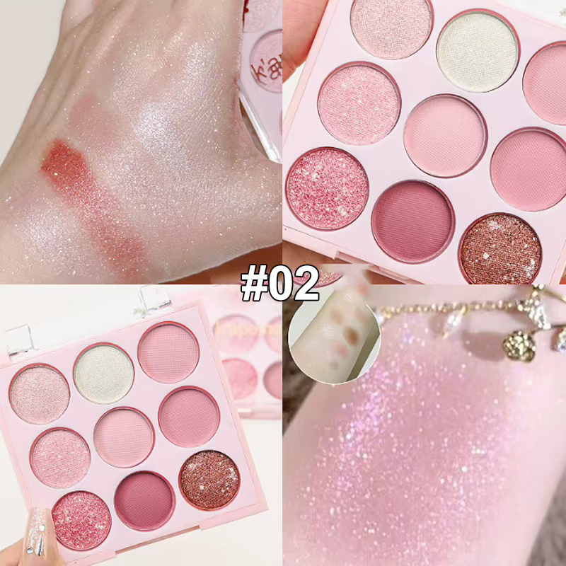 Palette de fards à paupières crème glacée