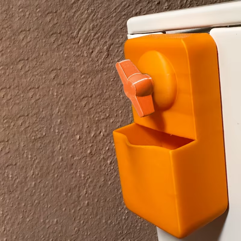 Clé de purge de radiateur avec boîte de récupération d'eau anti-débordement, outil de purge pour l'entretien des systèmes de chauffage et la réglage des vannes