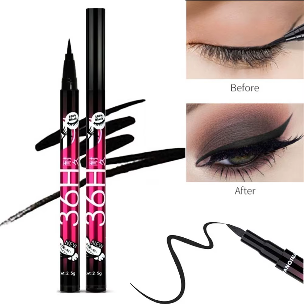 Crayons Eyeliner liquide noirs Ultra durables 36H