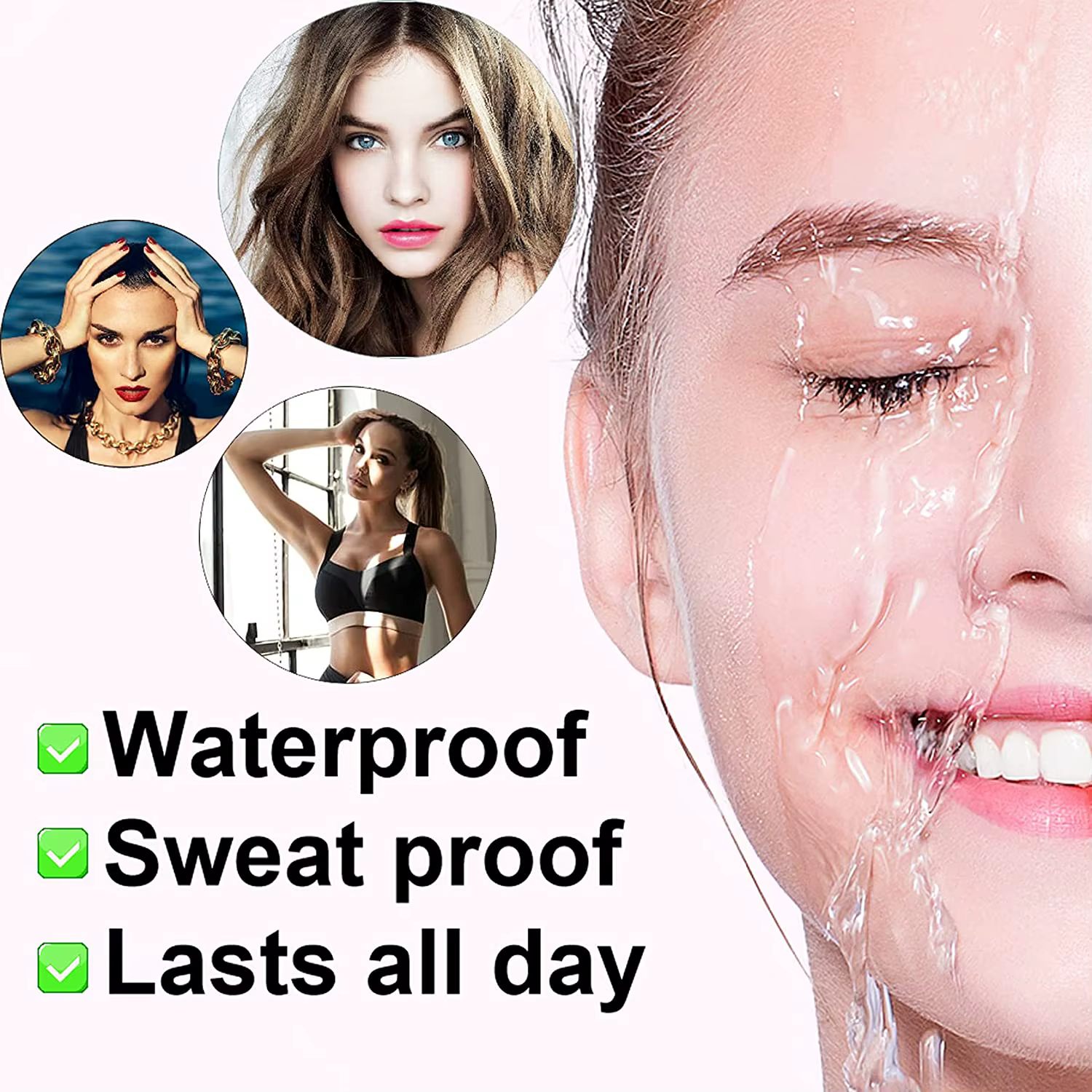 Crayon à sourcils liquide imperméable à l'eau