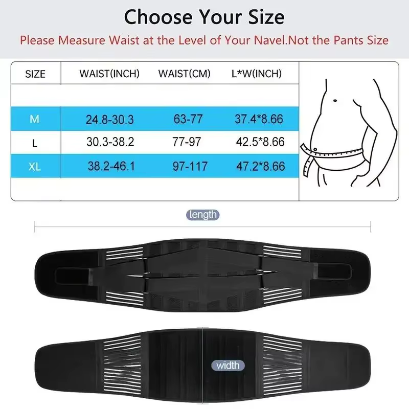 Ceinture de soutien lombaire réglable à double traction respirante pour décompression de la colonne vertébrale, attelle orthopédique médicale pour soulagement de la douleur