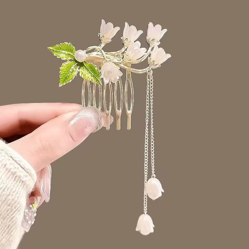 Pince à Cheveux Papillon Bleu Foncé pour Femme