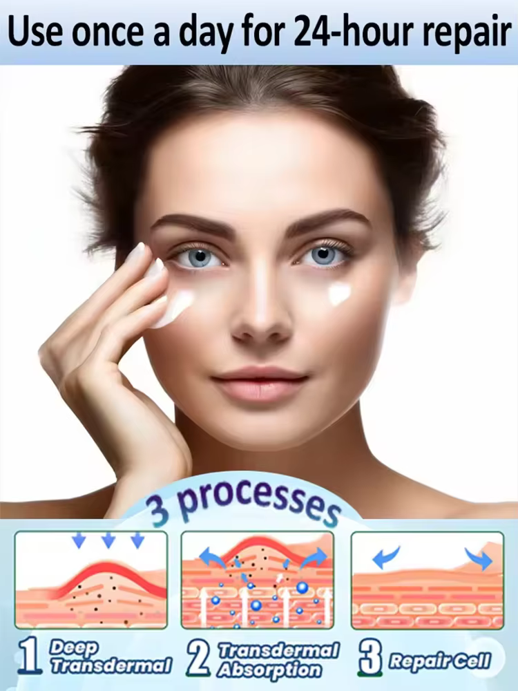 La crème réparatrice pour les yeux à la céramide renforce la barrière