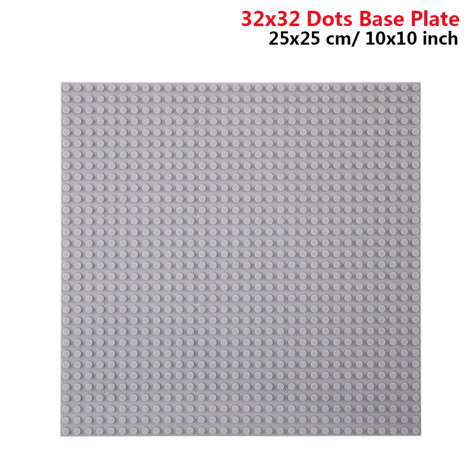 Blocs de construction classiques 32x32 32x16 points, plaque de Base MOC, briques de petite taille, pièces de plaque de Base pour figurines de ville, jouets pour enfants