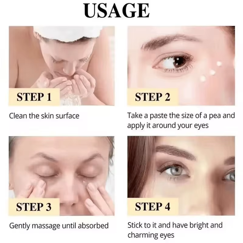 Les sacs pour les yeux crème élimine instantané les cernes resserre