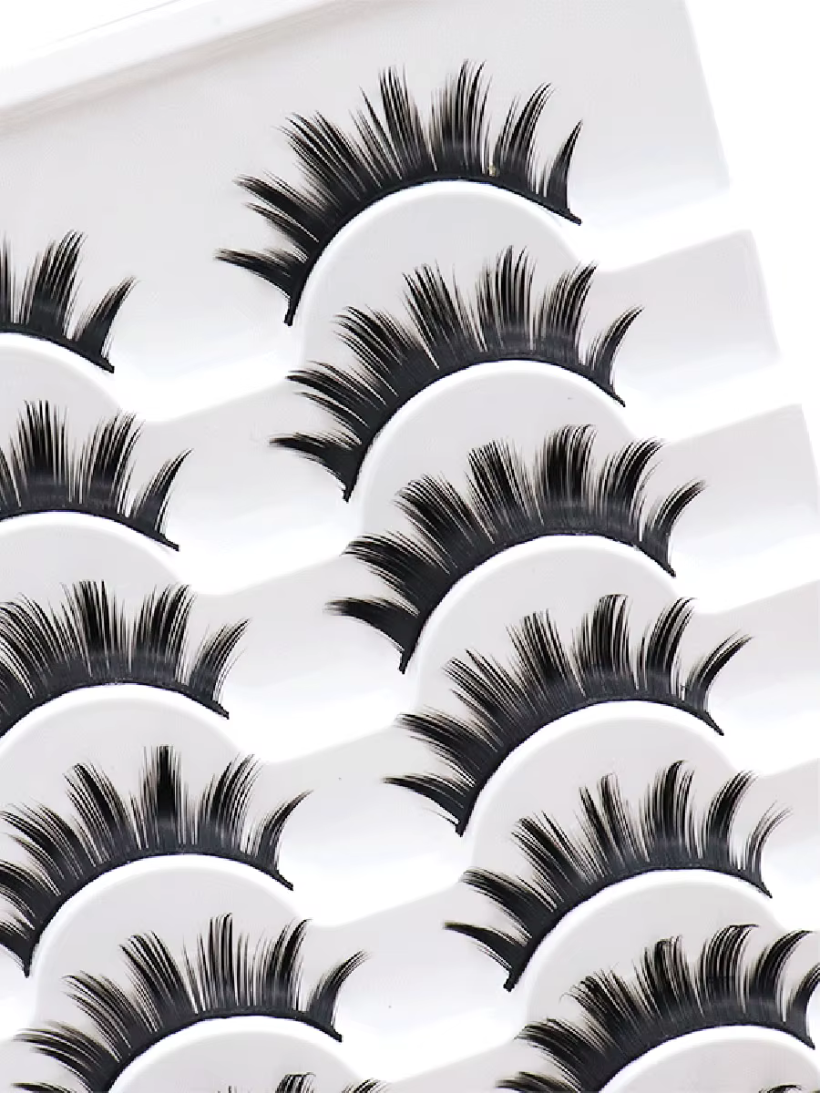 10 paires de faux cils Anime/Manga