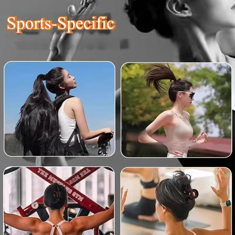 Épingles à cheveux élégantes courbées pour femmes, accessoires pour queue de cheval haute et coiffure arrière de la tête