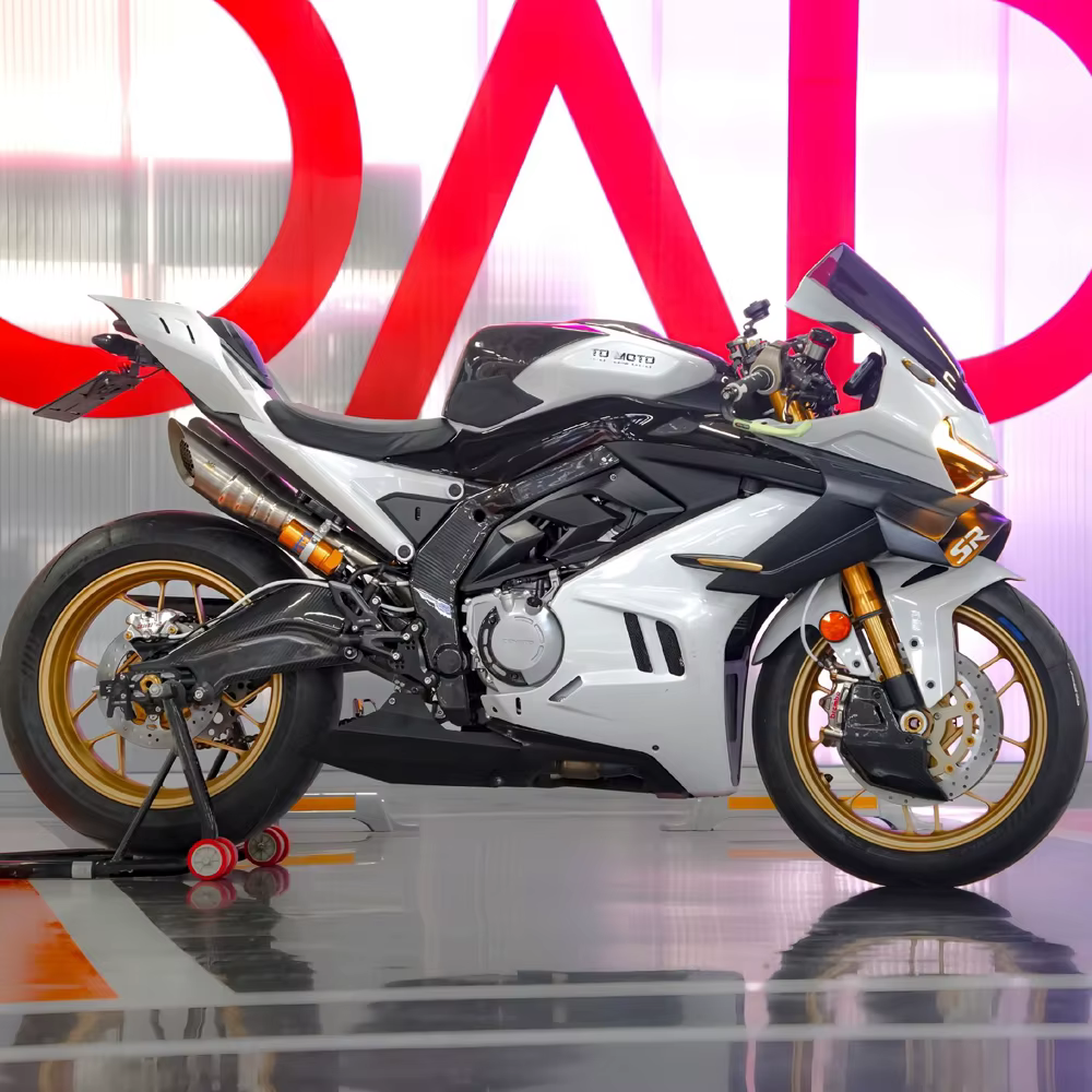 Spoiler avant inférieur pour CFMOTO 675SR, lèvre inférieure GP Wing Downforce, spoiler frontal Naked 675SR-R 2024 2025