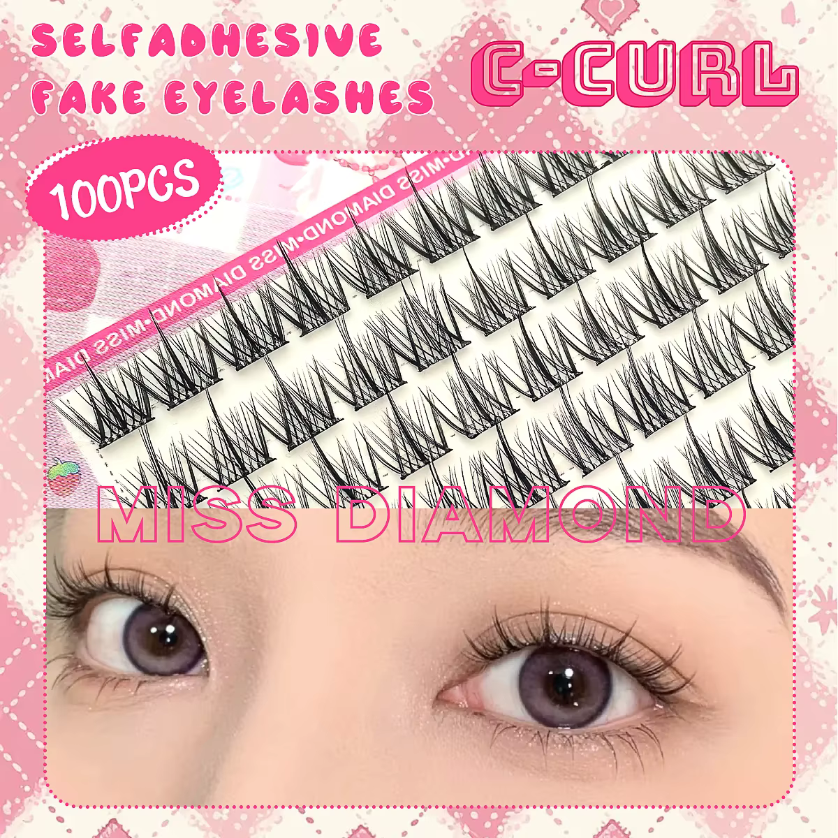 Faux cils sans colle – Application facile en 3 étapes
