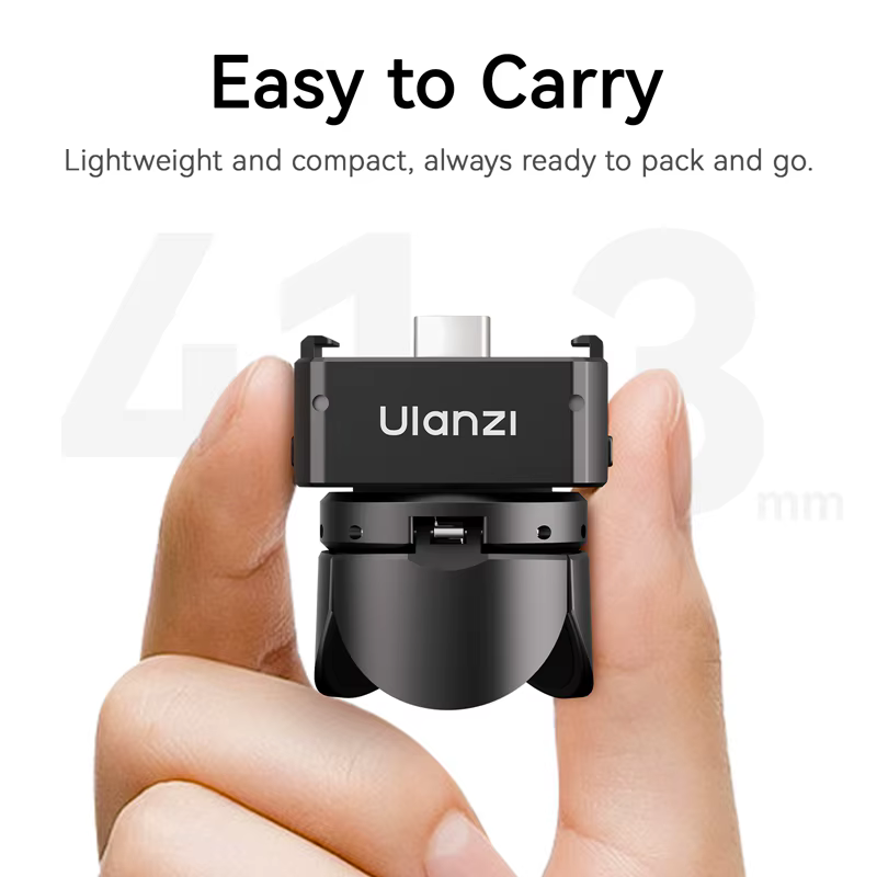 Ulanzi PK-08 Pocket 3 Mini trépied/Base de localisation Arri PK-11 pour DJI Osmo Pocket 3 pour photographie de voyage Vlog en direct