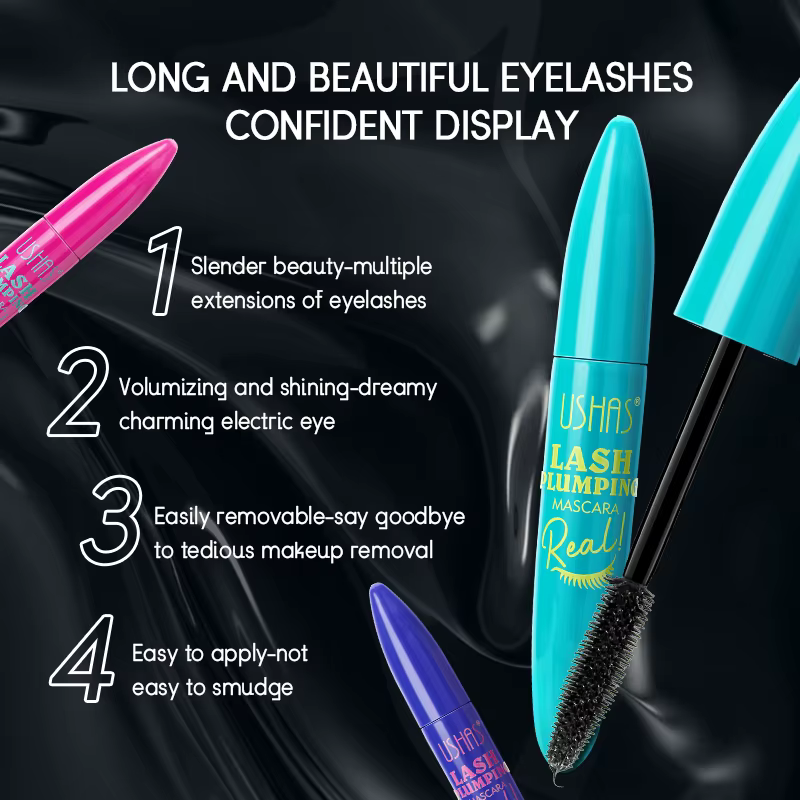Mascara 4D imperméable ultra longue durée