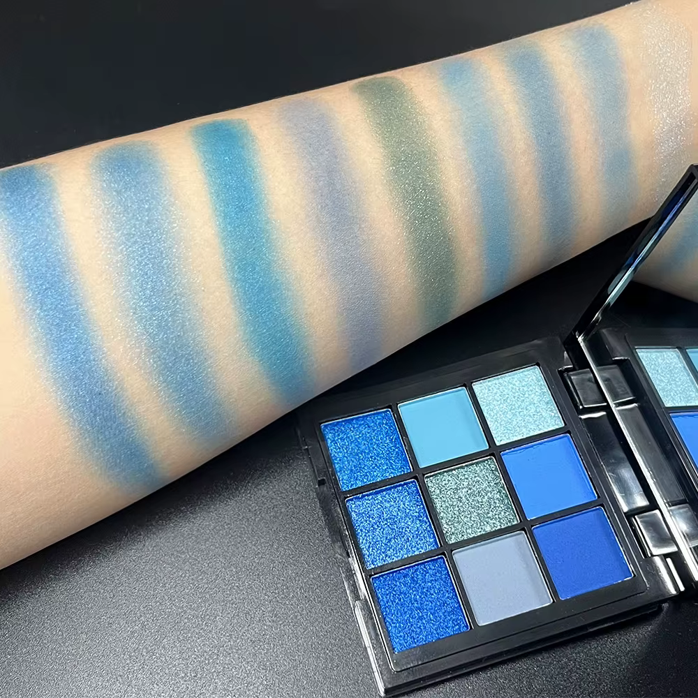 Palette de fards à paupières 9 couleurs