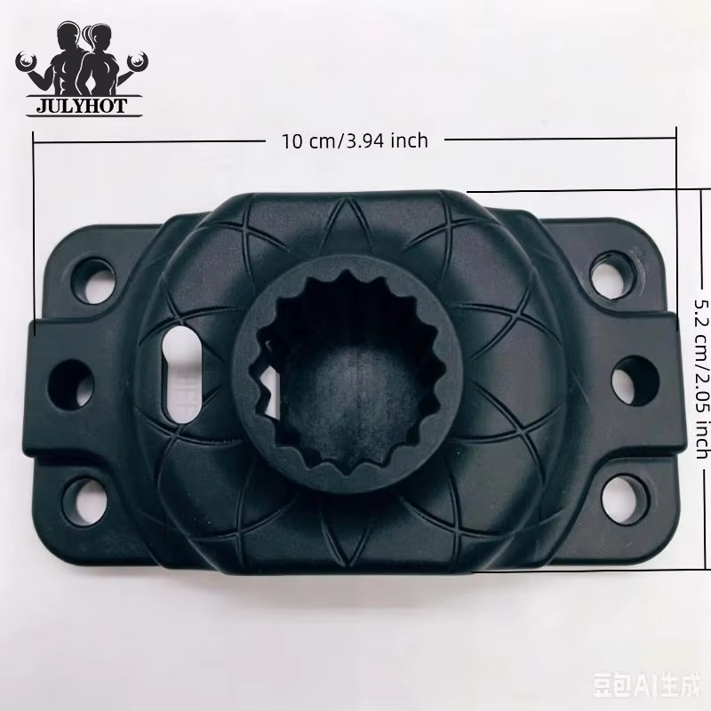 Base de montage robuste pour kayak, avec structure résistante à la rouille et à l'eau, installation facile, parfaite pour la pêche en kayak et le canoë.