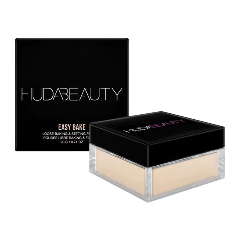 Huda Beauty poudre de réglage de cuisson en vrac longue durée contrôle de l'huile naturel visage mat imperméable