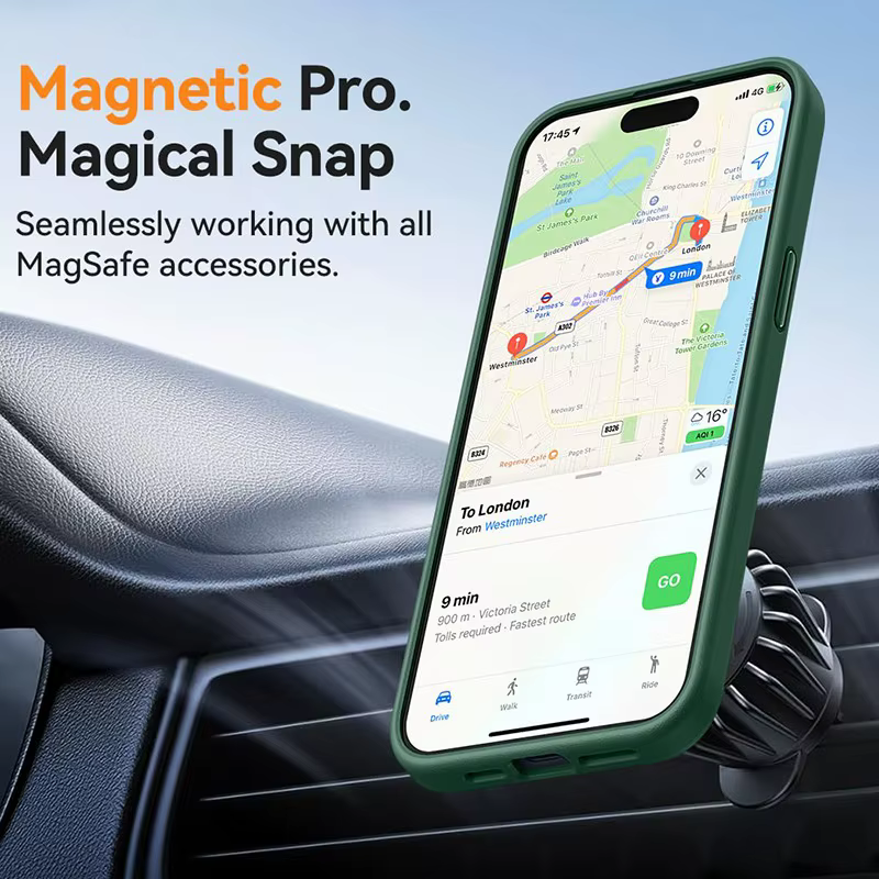 Coque de téléphone givrée de luxe, étui magnétique Transparent mat Magsafe pour iPhone 17 16 15 14 13 12 11 Pro Max Plus 17 Air 16e