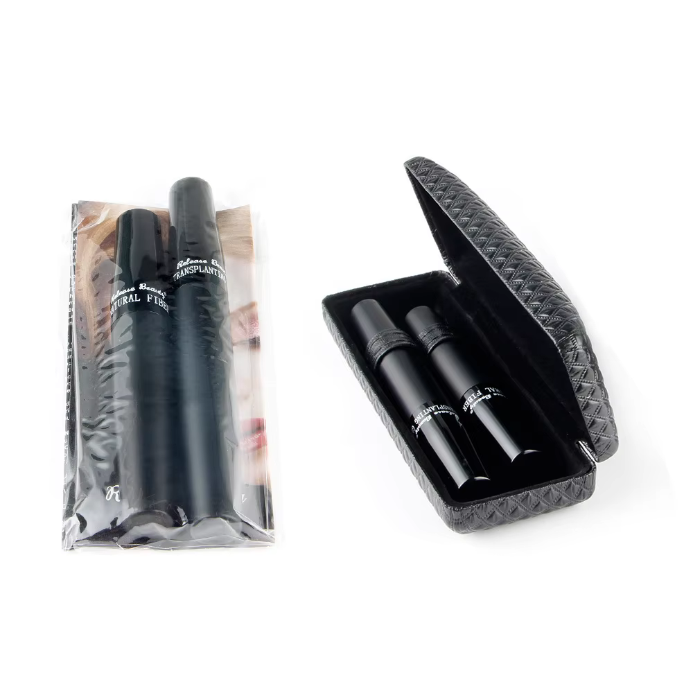 LEON'S DAY-Œil noir 3D imperméable et durable, tube épais en fibre noire