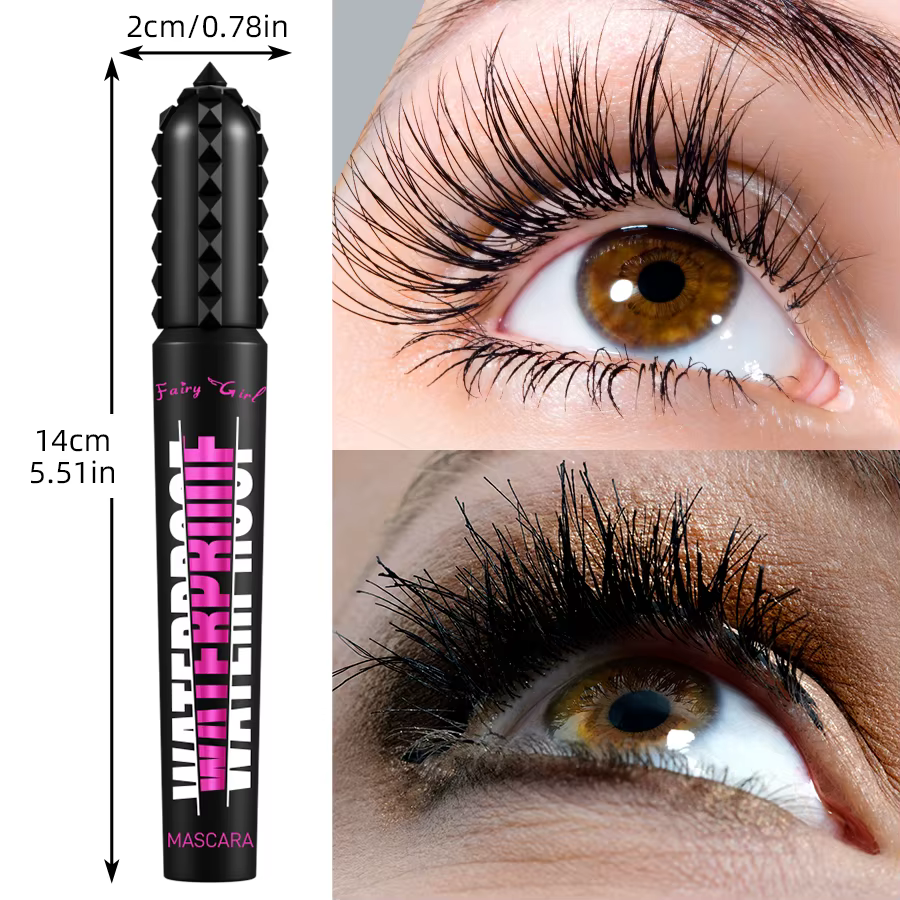 Mascara noir imperméable pour tous les produits de maquillage