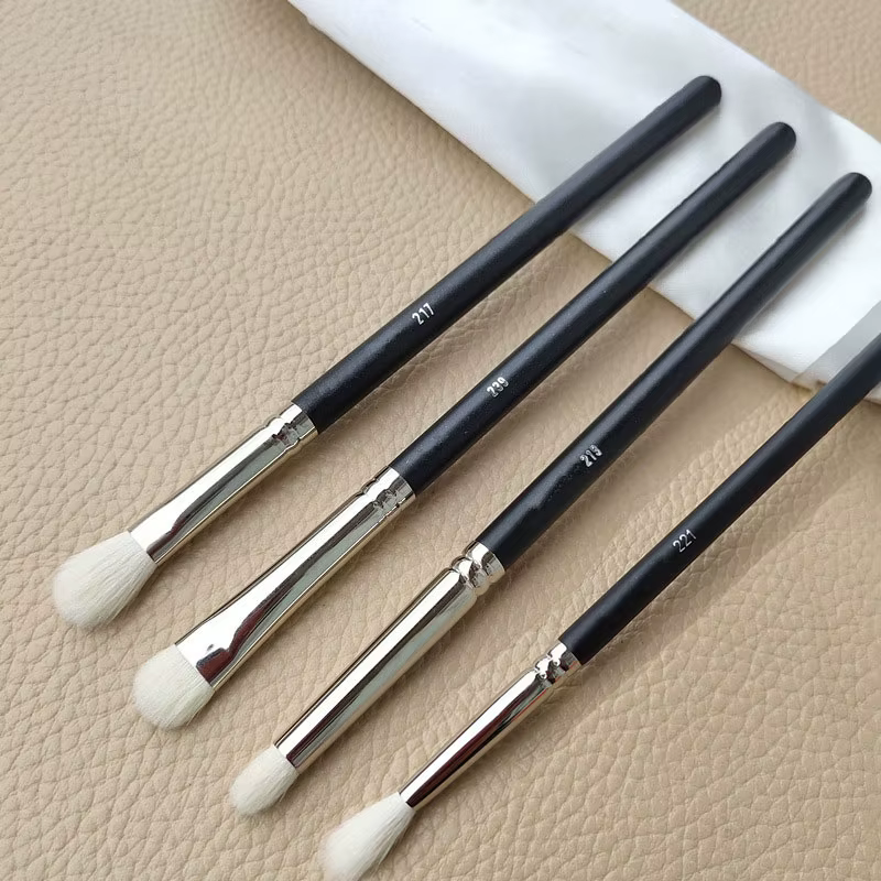 1 pièce/3 pièces M poils de chèvre blancs fard à paupières pinceaux de maquillage ombre