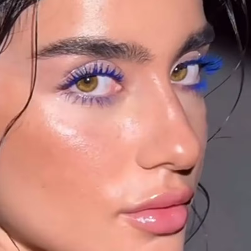 Mascara coloré nacré brillant