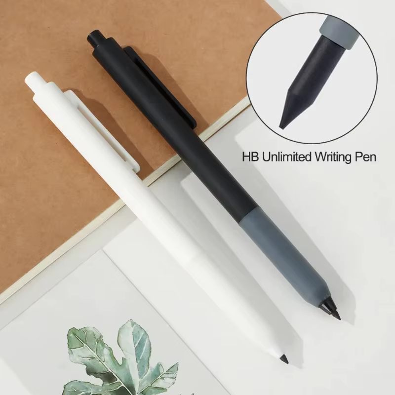 Crayon éternel d'écriture illimité HB, crayon magique sans encre pour l'écriture, croquis artistiques, cadeau pour enfants, fournitures scolaires et de bureau