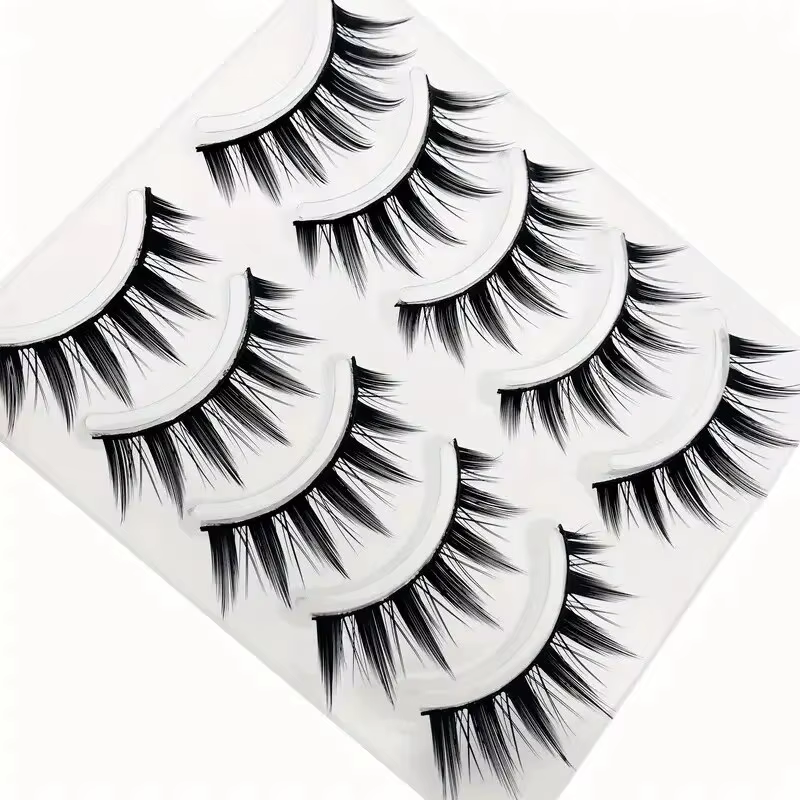 Améliorez votre look avec des faux cils inspirés du Manga – Lot de 5