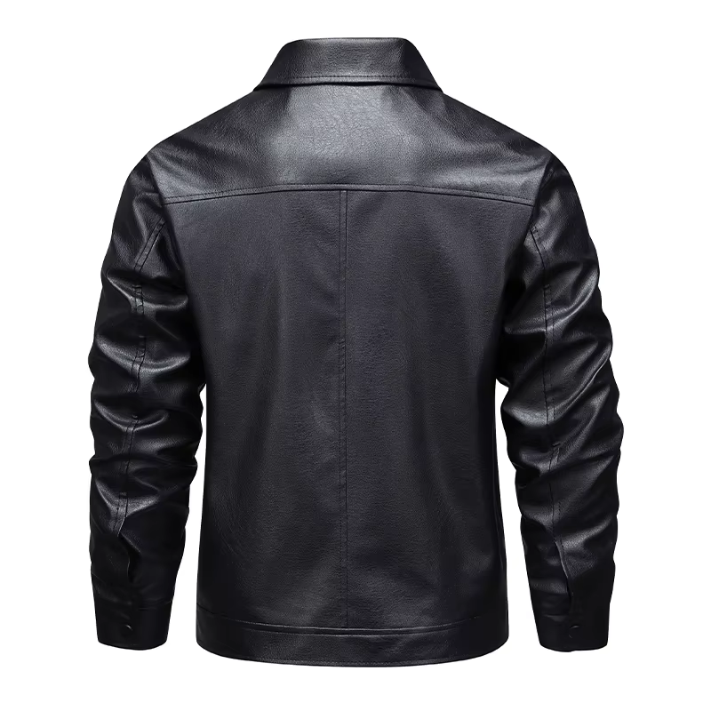 Hommes veste en simili cuir automne hiver vestes de motard mode noir moto manteau en cuir vêtements d'extérieur décontracté Streetwear coupe-vent