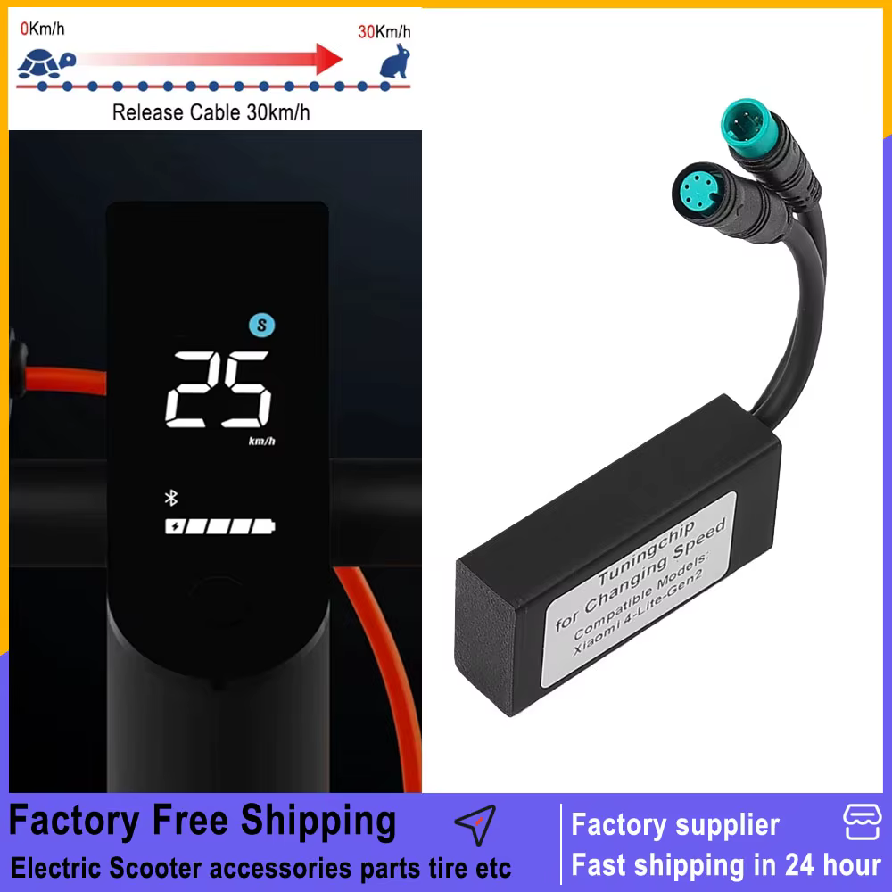 Accessoires de régulateur de vitesse pour trottinette électrique Xiaomi 4 Lite 2ème génération, dispositif de déverrouillage de la limite de vitesse, vitesse maximale 30 km/h, réduction à 20 km/h