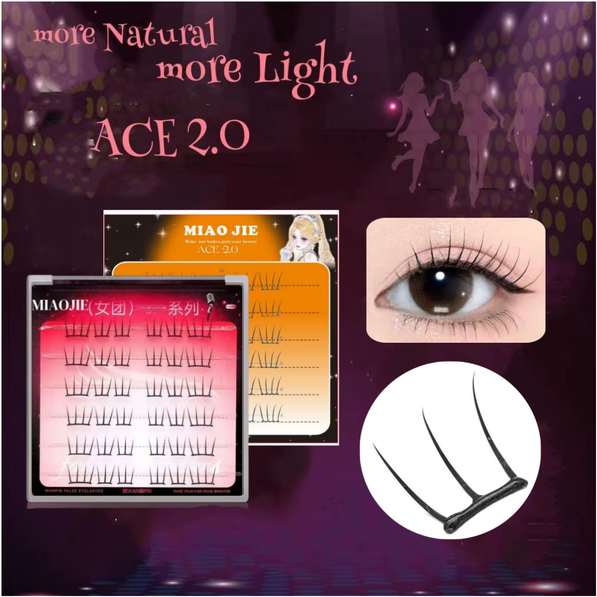 Faux-cils naturels Cosplay