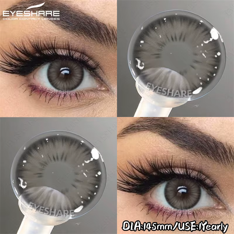 EYESHARE nouveau coréen rose violet yeux Contact couleur lentilles