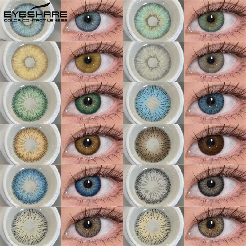 EYESHARE 2 pièces lentilles de contact de couleur pour les yeux contatos