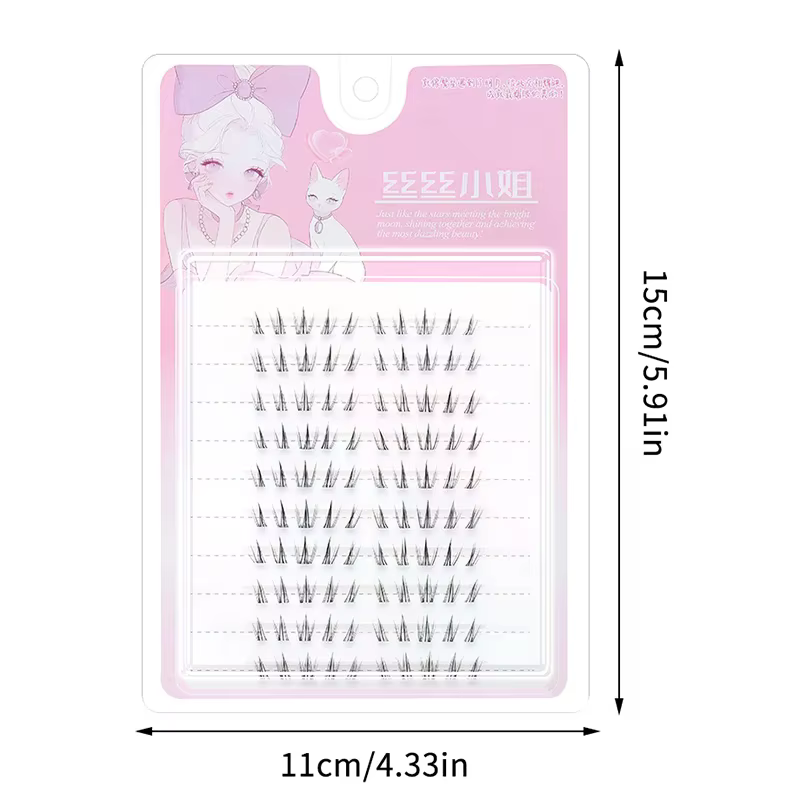 Faux cils volumineux auto-adhésifs sans colle