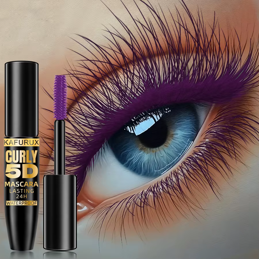 Mascara 5D 9 couleurs Bleu Blanc Vert Noir Épaississant Curling Imperméable Naturel Allongeant les cils Maquillage coréen Cadeaux pour femmes Beauté