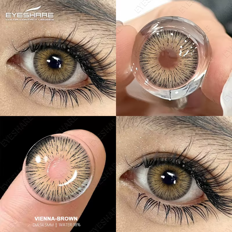 EYESHARE 1 paire de lentilles de Contact de couleur pour les yeux cosmétiques