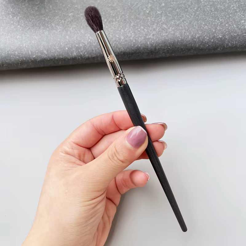 Fard à paupières mélange brosse maquillage naturel chèvre cheveux tache ombre